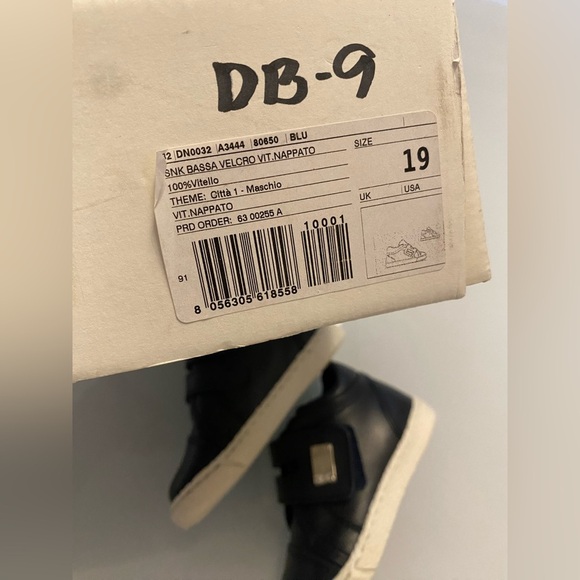 Dolce & Gabbana Black Baby Sneakers size 19/US 4 - Picture 7 of 7